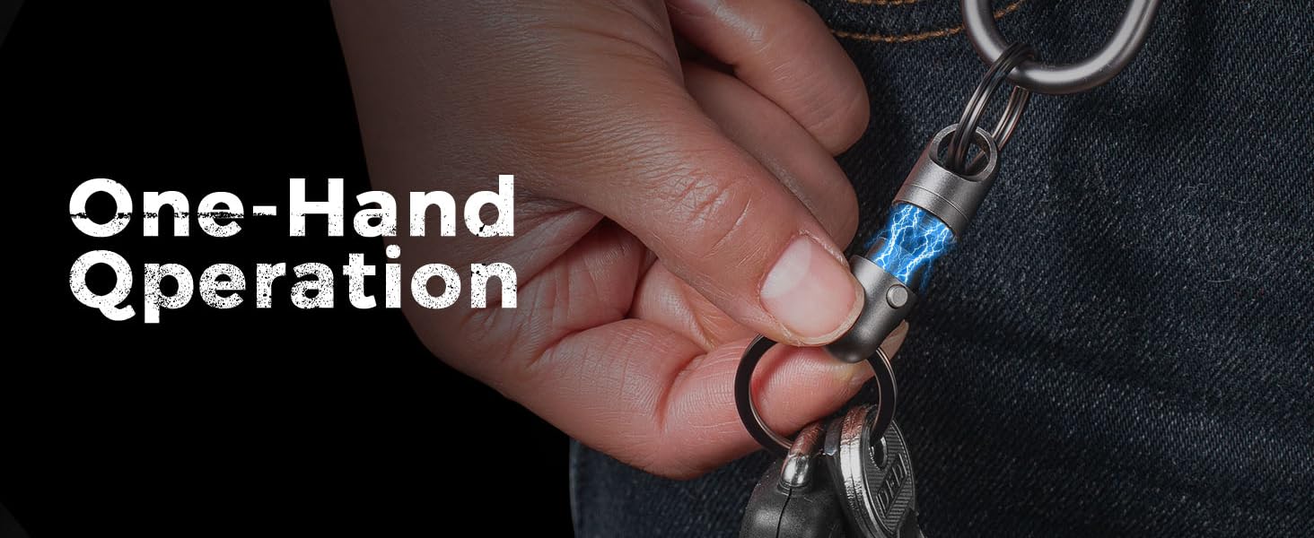 one-hand quick release connector
