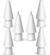 MEKO 6 Pack Replacement Tips for Apple Pencil 1st/2nd Generation,Upgraded Durable Apple Pencil 2n...