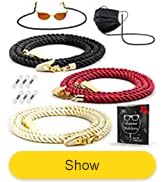 Glasses Strap String Holder Cord - Terylene Eyeglasses Strap Holders - Eye Glasses Accessory Chai...