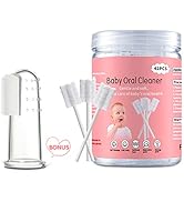 Baby Tongue Cleaner, Baby Toothbrush, 42Pcs Disposable Infant Toothbrush Clean Baby Mouth,Gauze G...
