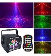 Party Strobe Lights, Portable Stage DJ Disco Strobe Light with Remote Control, Sound Activated & ...