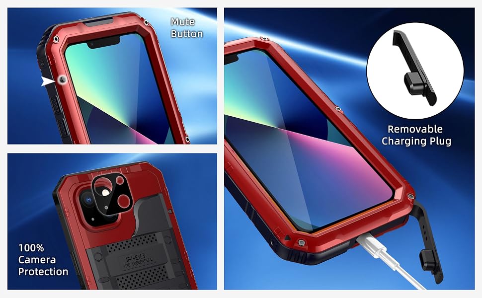 iphone 13 case with screen protector