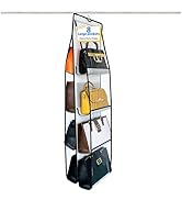 zebricolo purse organizer, NEW improved Larger, purse organizer for closet,Heavy Duty Hooks, purs...