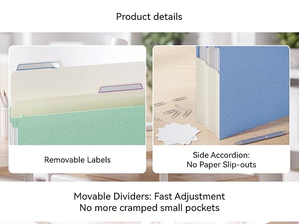 Wheat Straw Expanding Hanging File Folders