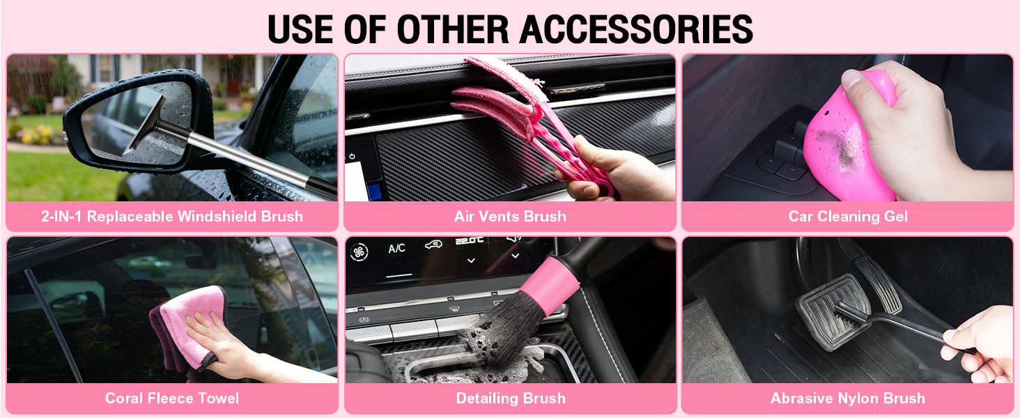 use of other accessories