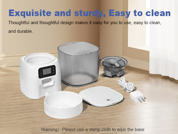 automatic cat feeder , exquisite and sturdy, easy to clean