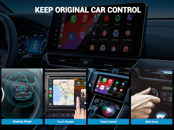 wireless carplay adapter apple iphone tiktok netflix youtube ai magic box