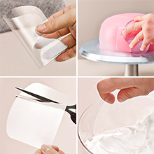 Transparent Flexible Cake Scraper