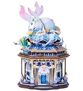 MU 3D Wooden Puzzle Metal Models Kits The Mermaid Palace 3D Metal Puzzles for Adult Building, Sea...