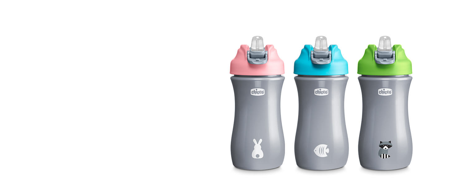 Soft Spout Tumbler Group Image showing three colors: teal, pink and green
