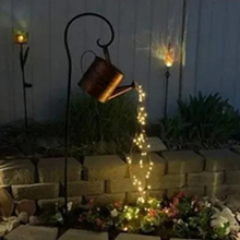 solar waterfall lights