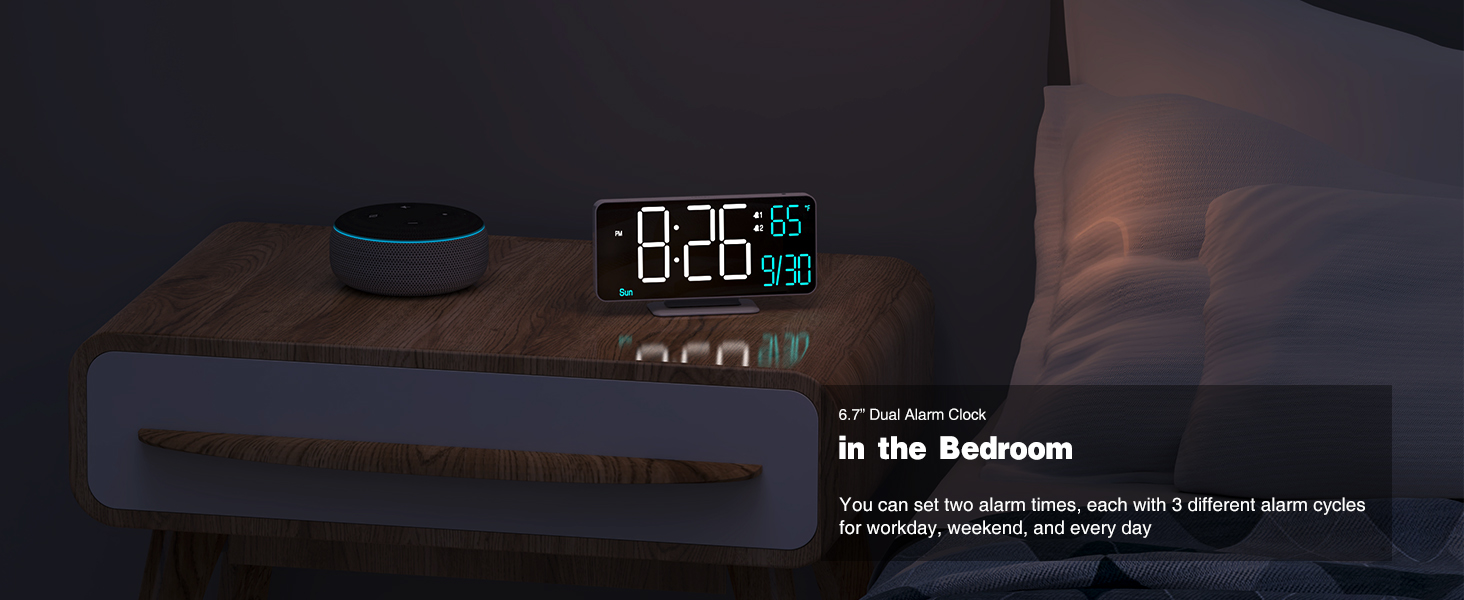 clock for bedroom