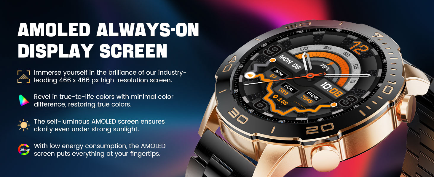 1.43'' Amoled display