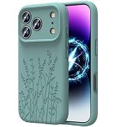 OAOA Magnetic Engraved Case Compatible with iPhone 17 Pro Case, Compatible with Magsafe, Camera A...