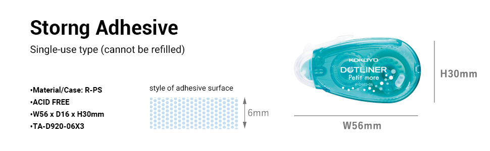 KOKUYO Tape Glue Dot Liner