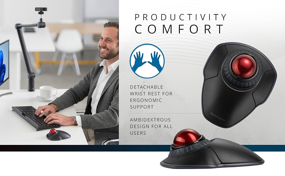 ambidextrous design for all users