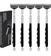 Yexixsr 5 Pack Back Scratcher Extendable Metal Portable Back Scratcher for Men Women Adults, Tele...