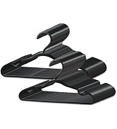 Plastic Kids Hangers 100 Pack Non-Slip Baby Clothes Hangers for Closet, Infant & Children Clothin...