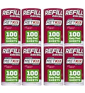Metkix Lint Rollers Refill Pack with Protective Cover - Ultra Sticky Lint Roller - Lint Brush Pet...