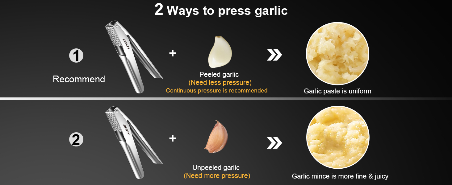 Garlic Press Stainless Steel