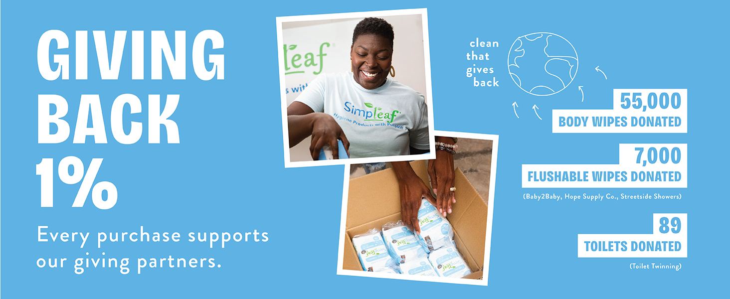 Simpleafbrands Unscented Giving back 1%