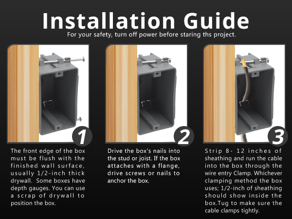 how to install new work box