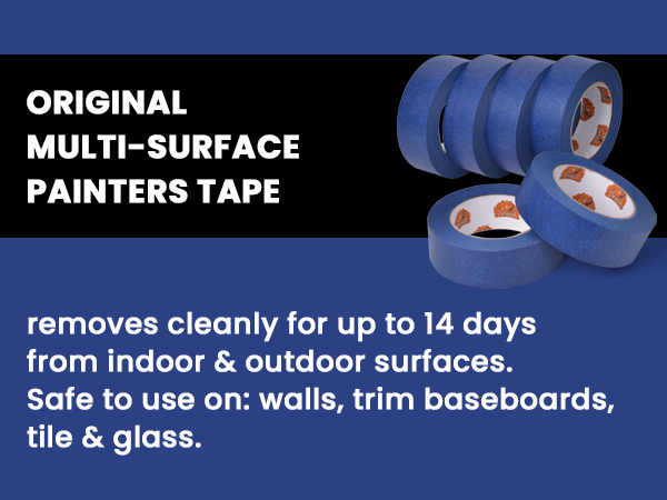 blue masking tape