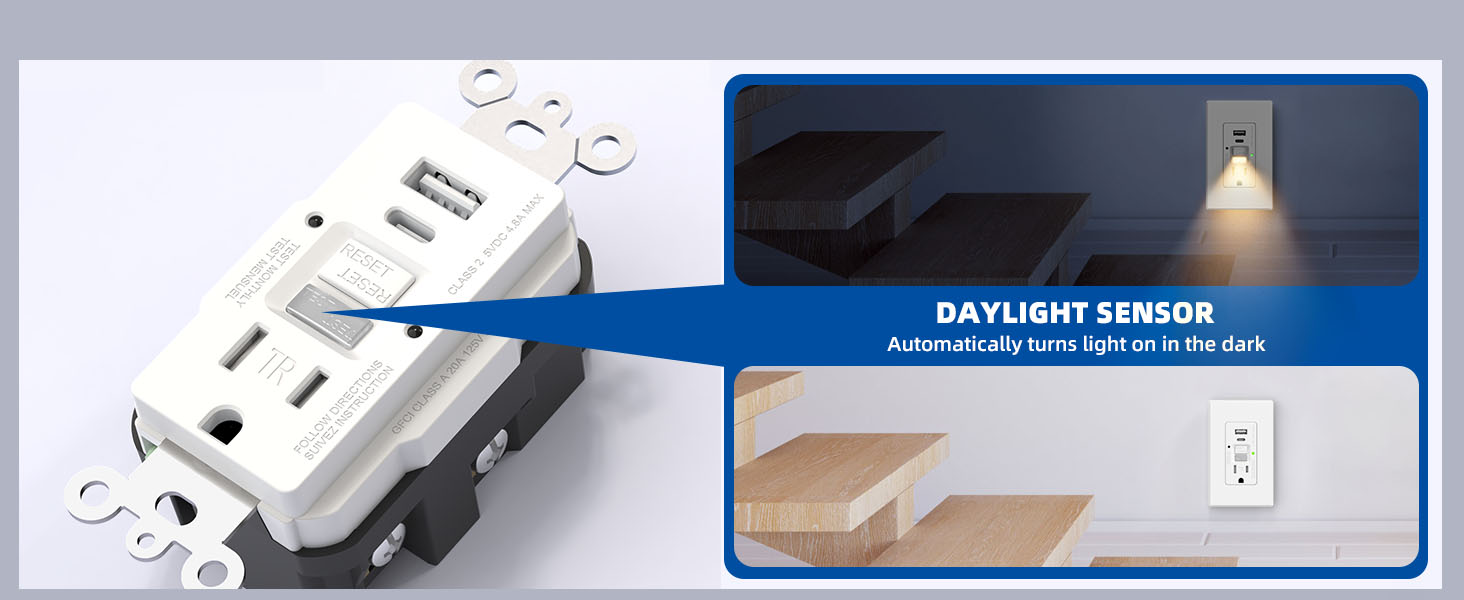 gfci usb outlet
