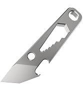 WARHERO Titanium EDC Pry Bar Multitool, Mini Keychain Prybar, 5-in-1 Pocket Crowbar Tool for Ever...