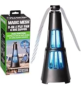 Magic Mesh 2-in-1 Fly Fan & Mosquito Zapper | Rechargeable Electric Outdoor & Indoor Pest Swatter...