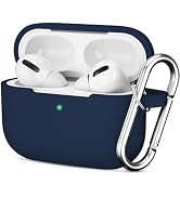 JTOMEI for AirPods Pro 2nd 1st Generation Case Cover with Keychain, Protective Soft Silicone Skin...