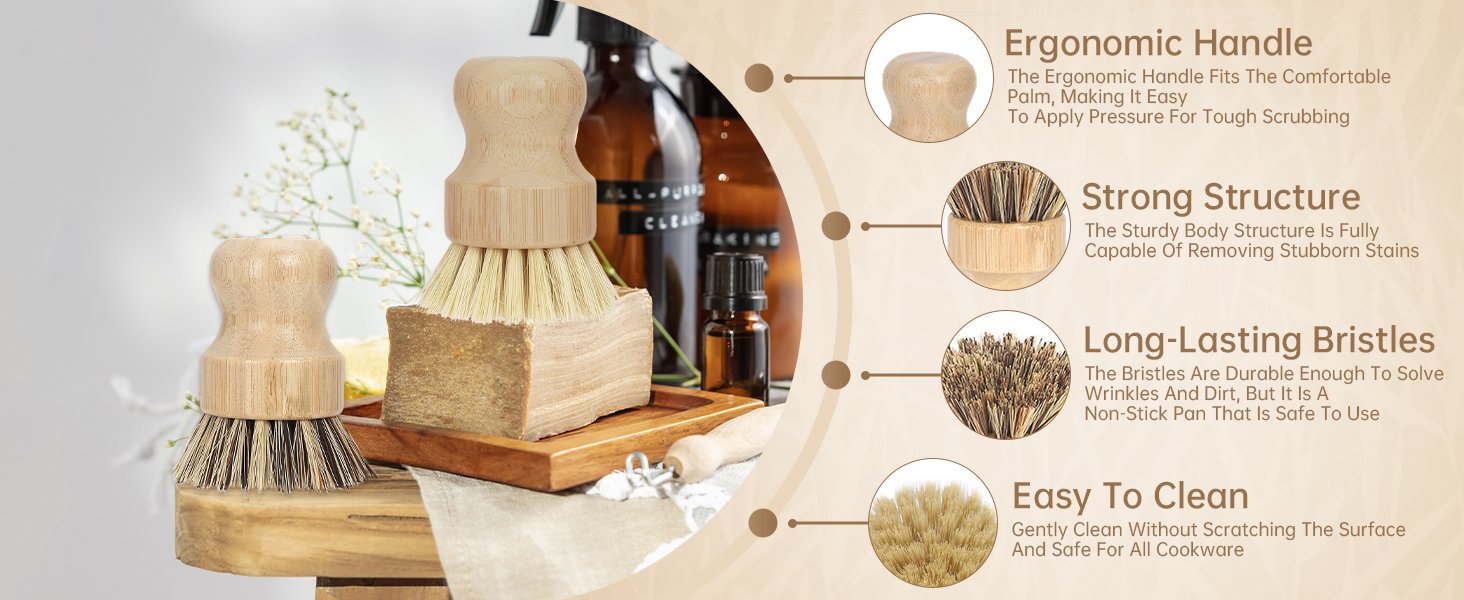 bamboo dish brush