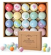 ZenBombs Bath Bombs Gift Set, 20 pcs Natural Shea Butter & Essential Oil Bath Bomb for Skin Moist...