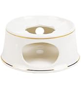 Teapot Warmers Ceramic Teapot Warmer Coffee and Milk Tea Warmer(Without Candle Hold)