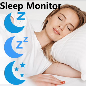 Sleep Monitor & Silent Vibration Alarm Clock