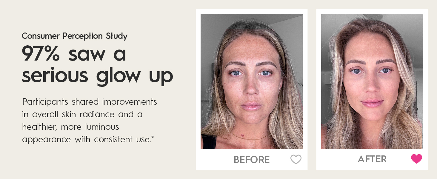 97% saw a serious glow up
