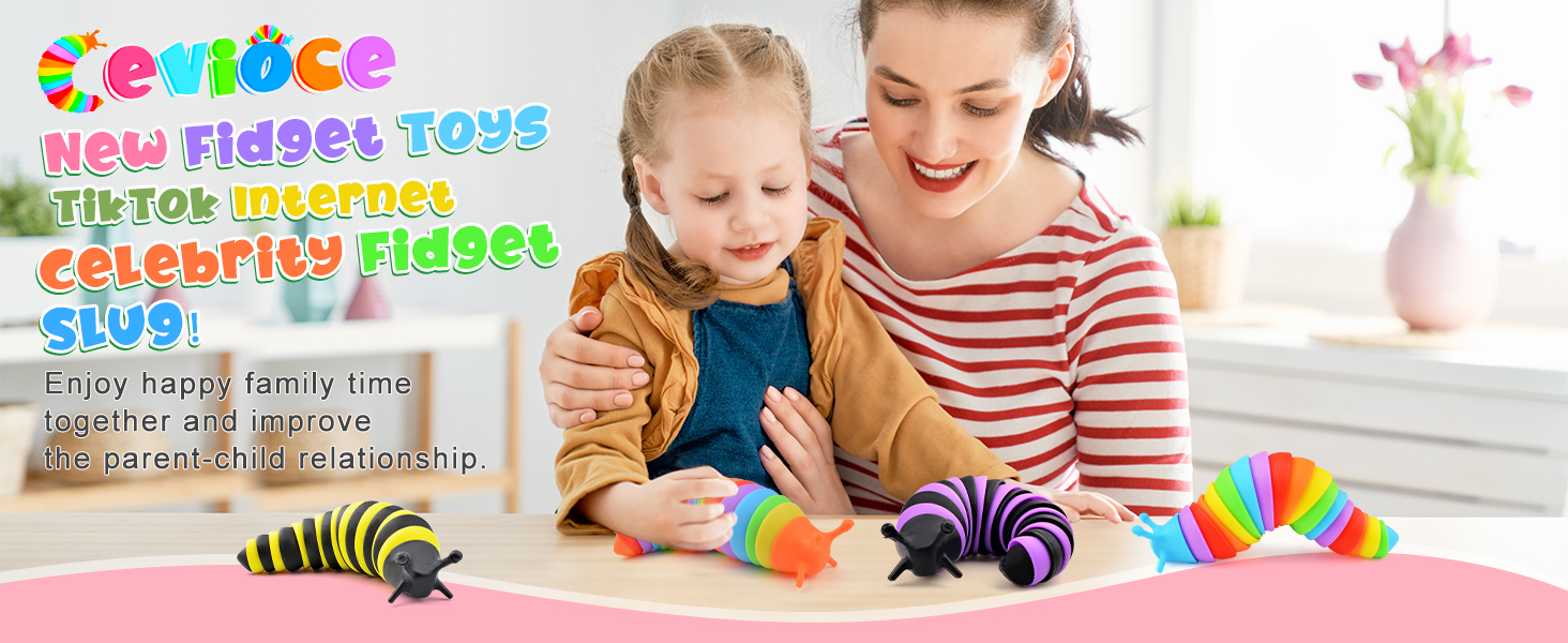 Fidget Slug toys sensory slug fidget toy