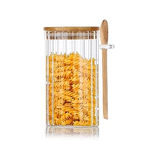 Glass jar with Spoon