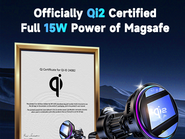 qi2 magsafe car mount
