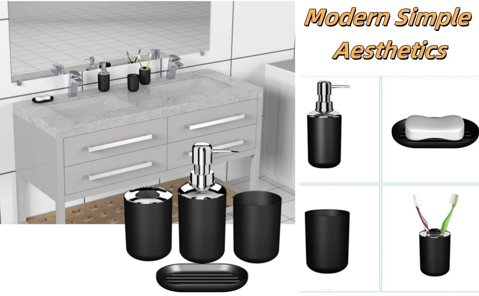 bathroom counter set