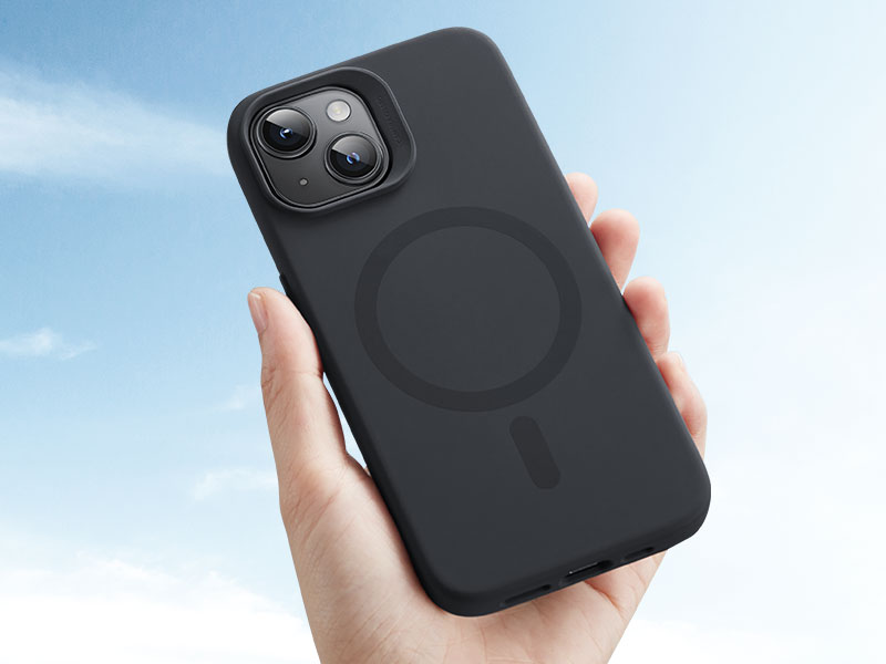 ESR for iPhone 15 Plus Case with MagSafe, Cloud Series, Black
