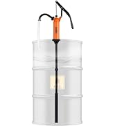SMART JERRY - 55 Gallon Drum Pump | Heavy Duty Manual Rain Barrel Pump for Water, DEF & Corrosive...