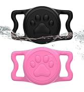 ZiperTag for Airtag Dog Collar Holder, Dog Airtag Holder Waterproof, Lightweight & Soft Silicone ...