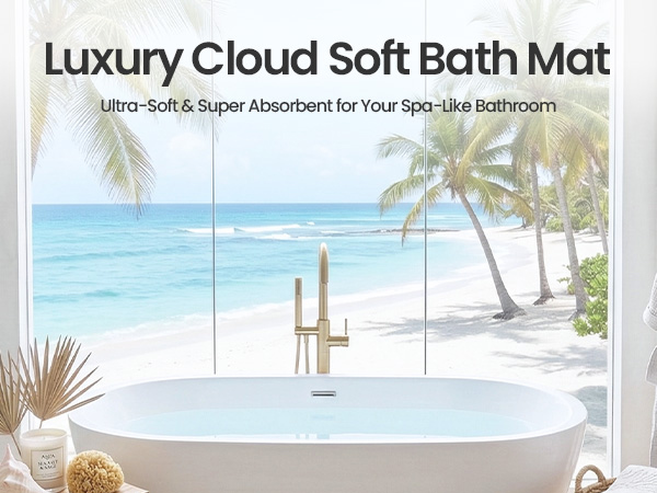 comfortable bath mat
