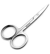 Professional Cuticle Scissors - FEITA Eyebrow Shaping Scissors Stainless Steel Cuticle Scissors f...
