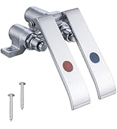 Sepaitek Commercial Knee-Operated Sink Valve – Heavy-Duty Brass Hands-Free Faucet Control, Double...