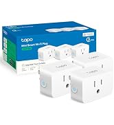 TP-Link Tapo Matter Supported Smart Plug Mini, Compact Design, 15A/1800W Max, Super Easy Setup, W...