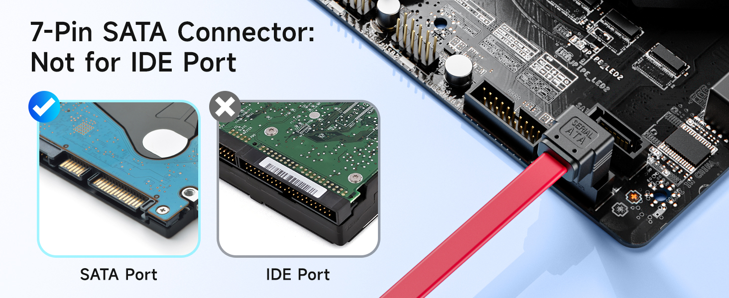 3-pack right angle sata cables for fast data transfer and reliable connections
