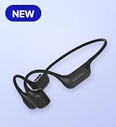 Raycon Everyday Bone Conduction Headphones (Small Fit), 2nd Gen, Black | IP67 Waterproof; 16H Bat...