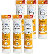 Lily Bell Cotton Rounds for Face Cotton Ovals for Makeup Removal (600 Count) Exfoliating Cotton R...